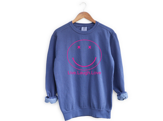 Live.Laugh.Love | True Navy Crewneck