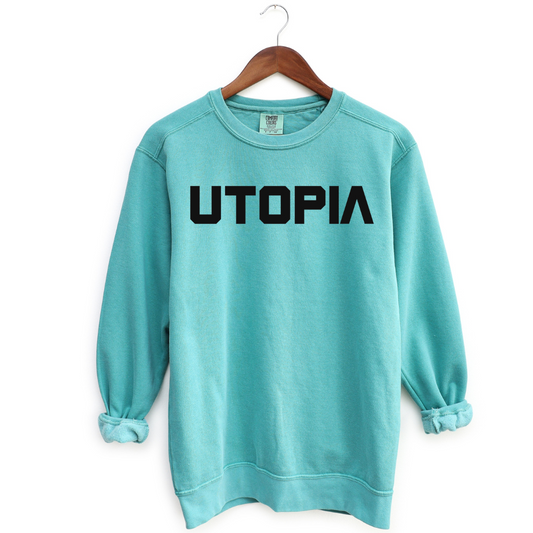 Utopia Zero | Seafoam Crewneck