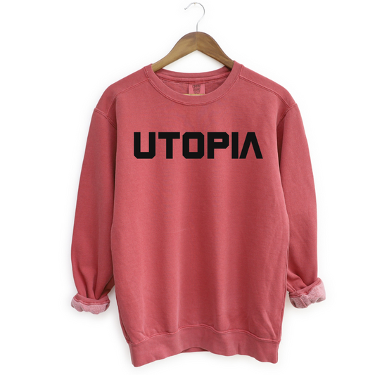 Utopia Zero| Crimson Crewneck