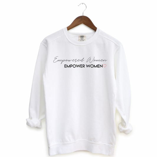 Empowered Women | White Crewneck