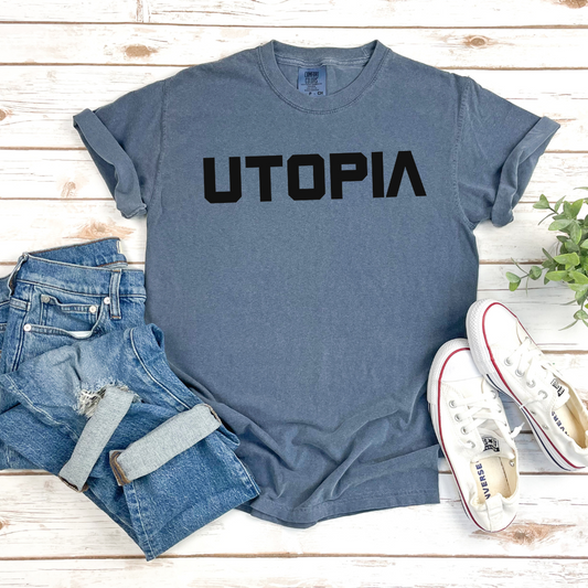 Utopia Zero | Blue Jean Tee